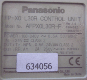 PANASONIC-MODEL-AFP0L30R-F-NAME